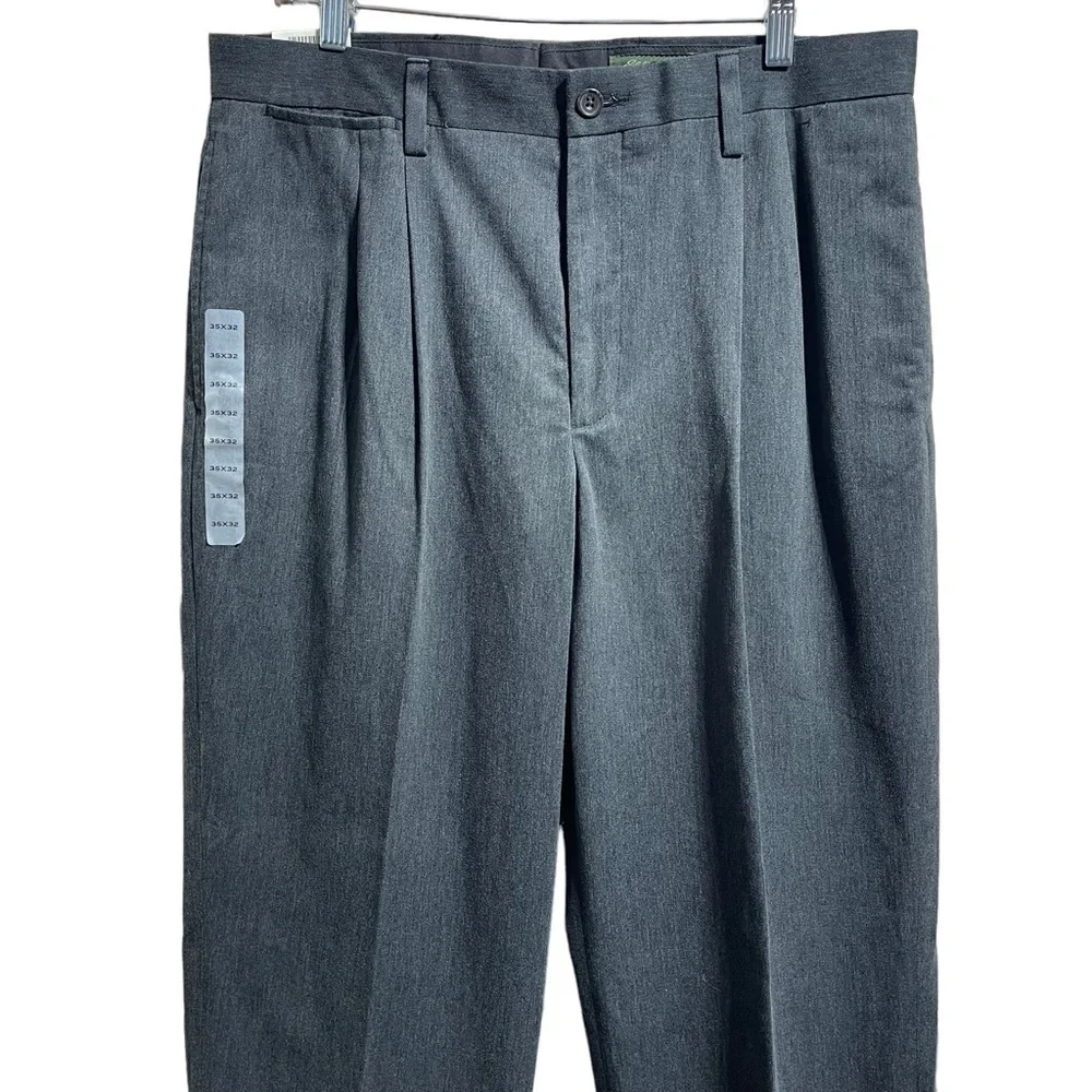 Eddie Bauer Classic Fit Wrinkle & Stain Resistant Suit Pants Men's Size 35X32